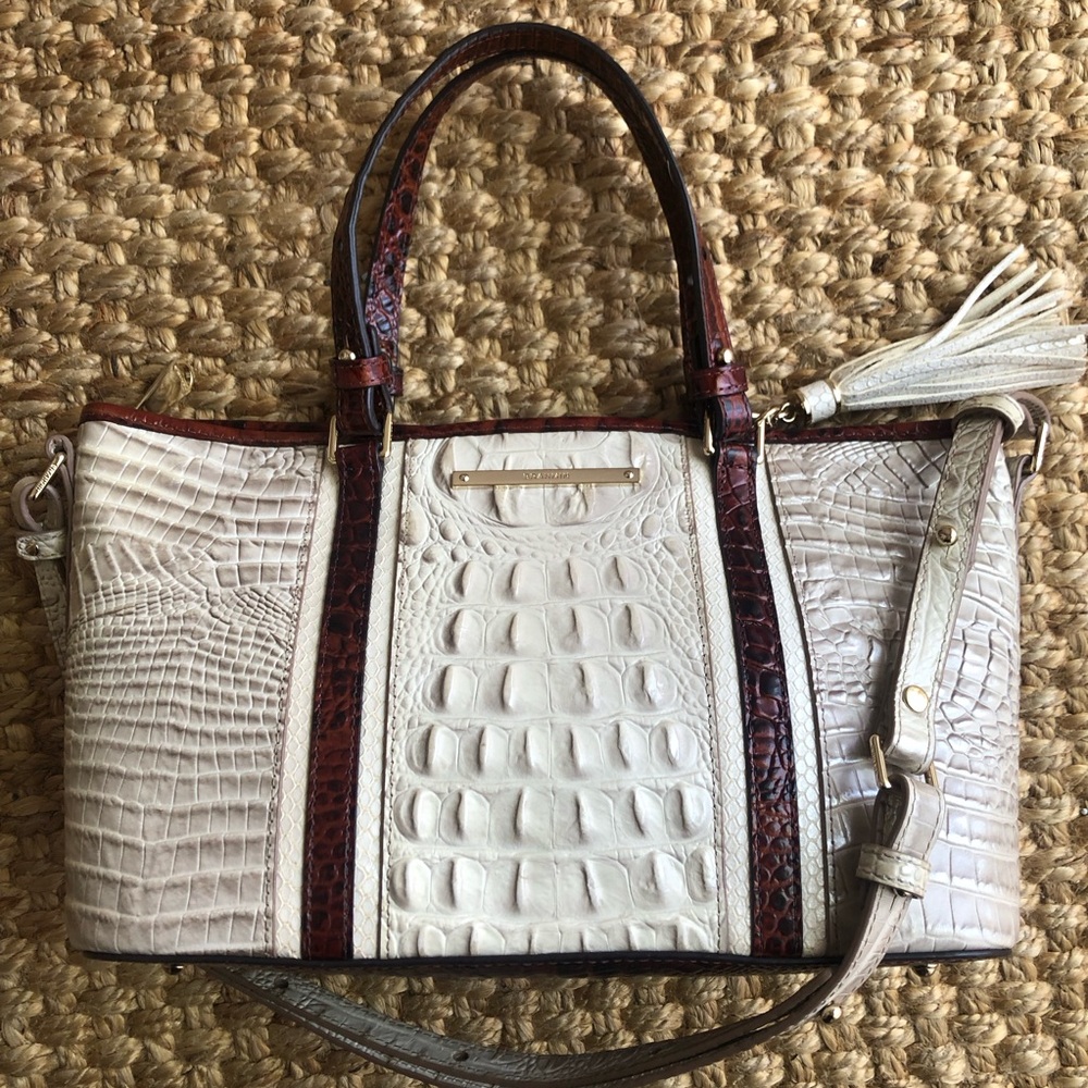 Brahmin Asher Satchel. Structured. Adjustable Str… - image 1